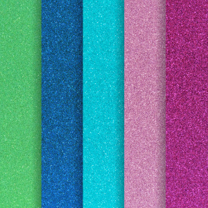 glitter kartong