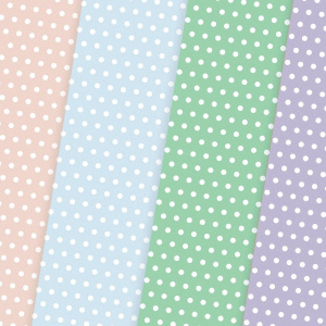 Disainpaberi segupakk Dots Pastel A4, 200g, 20lk
