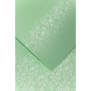 Disainpaber Leaves Green A4, 250g/20lk