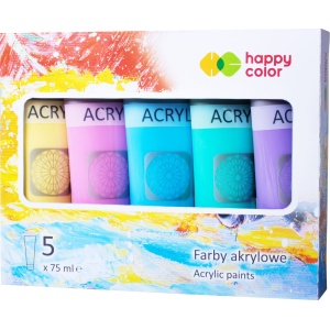Akrüülvärvide komplekt – pastelsed toonid
