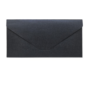 Taskuga ümbrik / kaart Pearl Black, 5tk