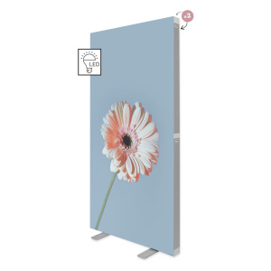 Valgustusega reklaamstend