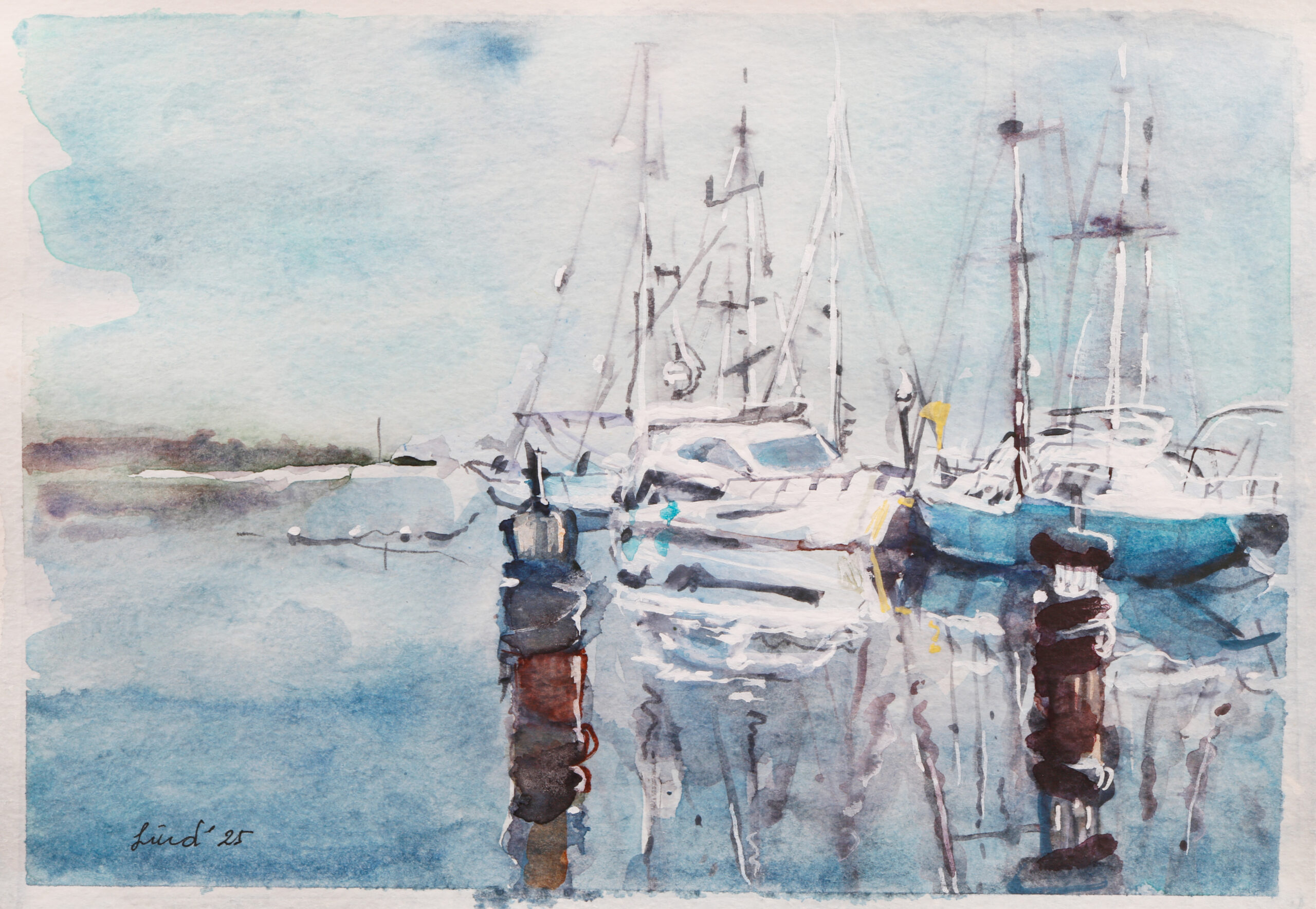 Akvarellpaber A5, 250g/10lk akvarellpaber