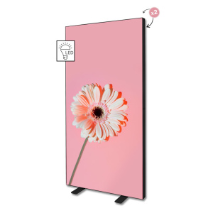 Valgustusega reklaamstend