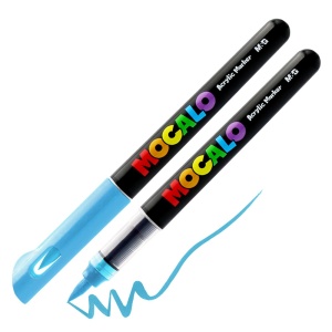 Mocalo akrüülmarker pintsliga järve sinine