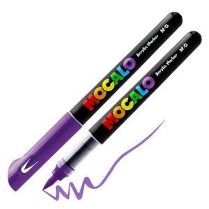 Mocalo akrüülmarker pintsliga lilla