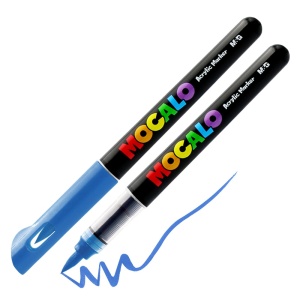 Mocalo akrüülmarker pintsliga taevasinine