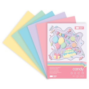 Värviline paber Deco - Candy A4, 170g/20lk