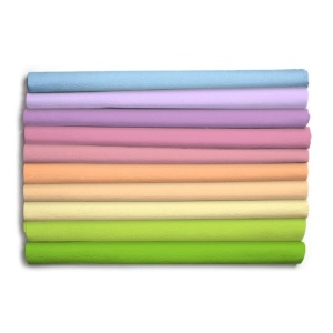 krepp-paber pastelsed toonid